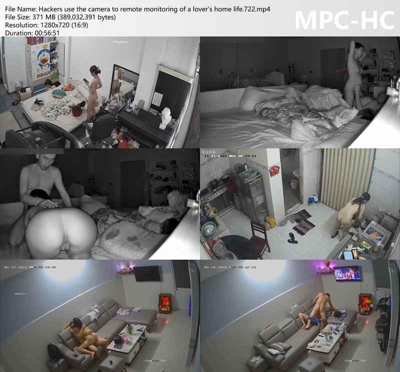 Hackers use the camera to remote monitoring of a lover's home life.722